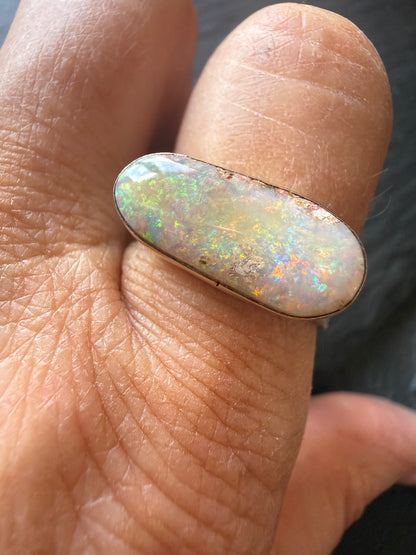 Colourful Opal Ring US 8 / UK P 1/2