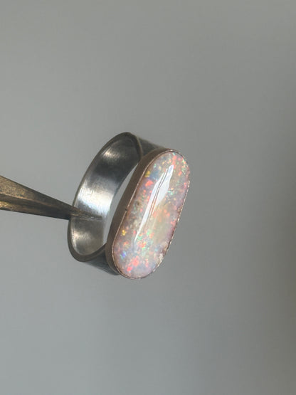 Colourful Opal Ring US 8 / UK P 1/2