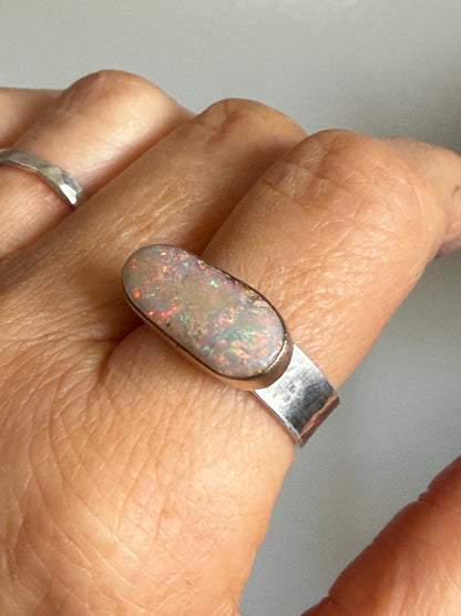 Colourful Opal Ring US 8 / UK P 1/2