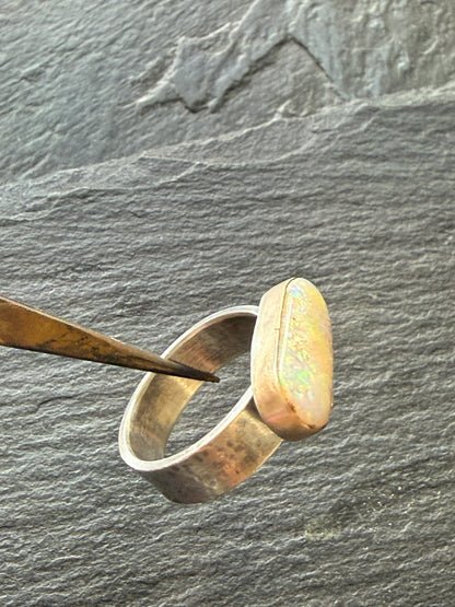 Colourful Opal Ring US 8 / UK P 1/2