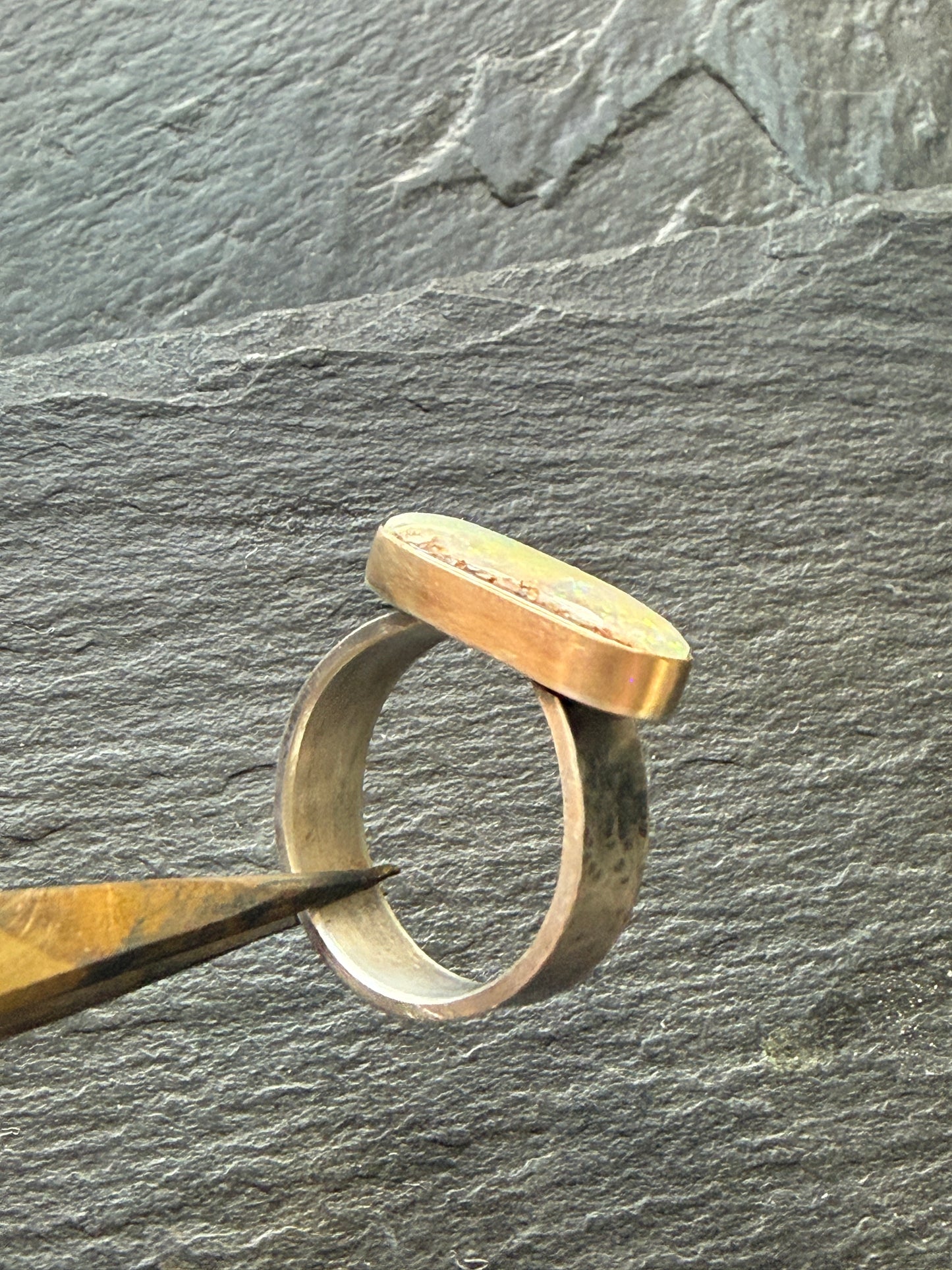 Colourful Opal Ring US 8 / UK P 1/2
