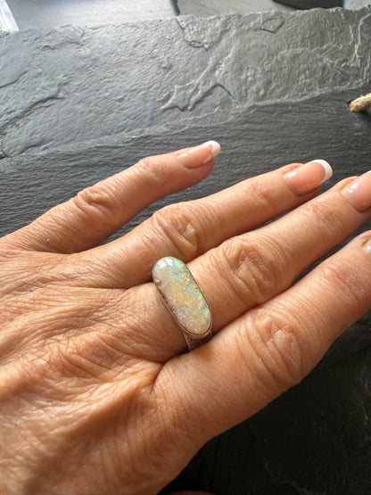 Colourful Opal Ring US 8 / UK P 1/2