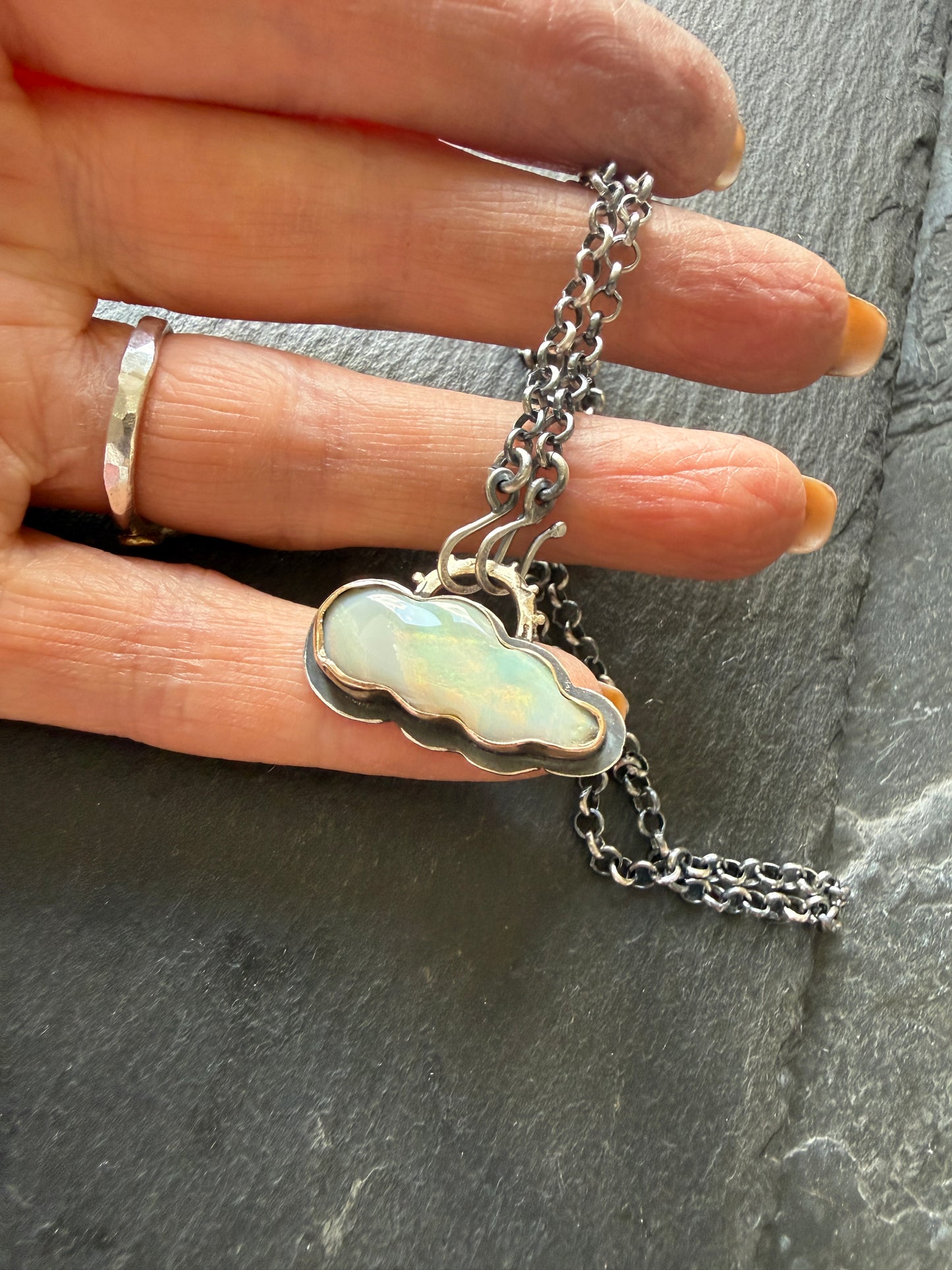 Opal Cloud Pendant