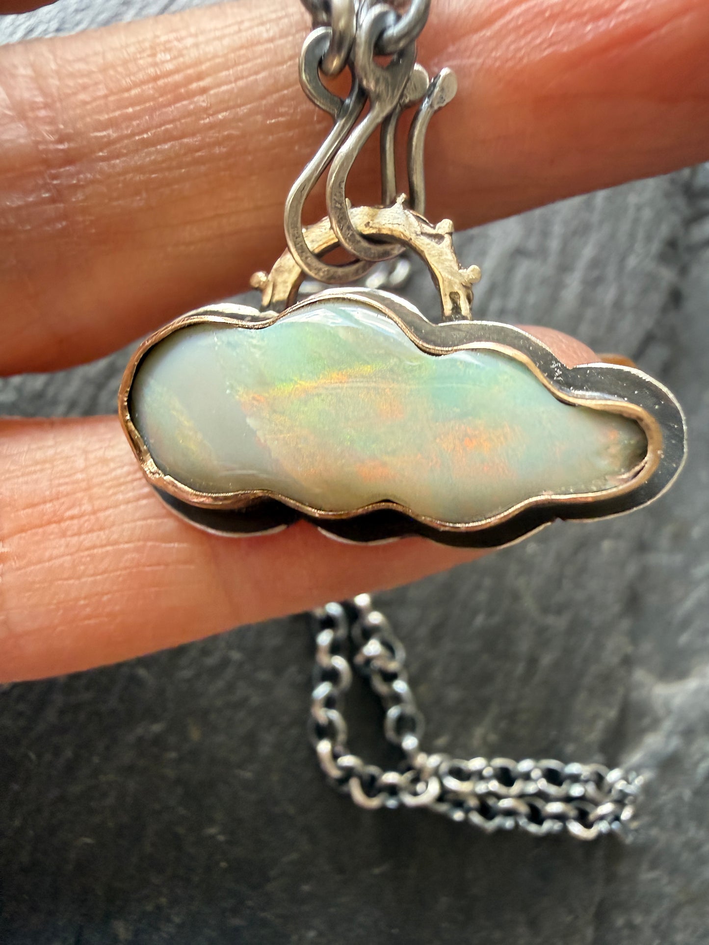 Opal Cloud Pendant