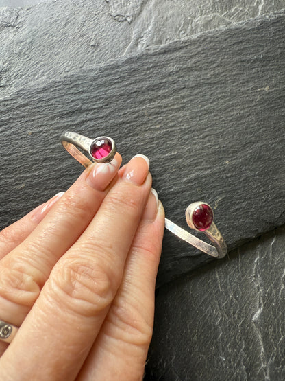Rhodalite Garnet Bangle