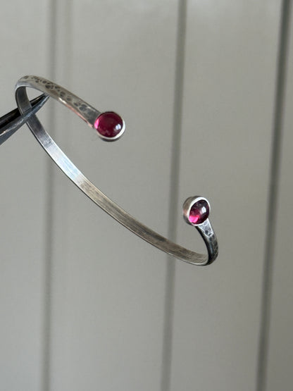 Rhodalite Garnet Bangle