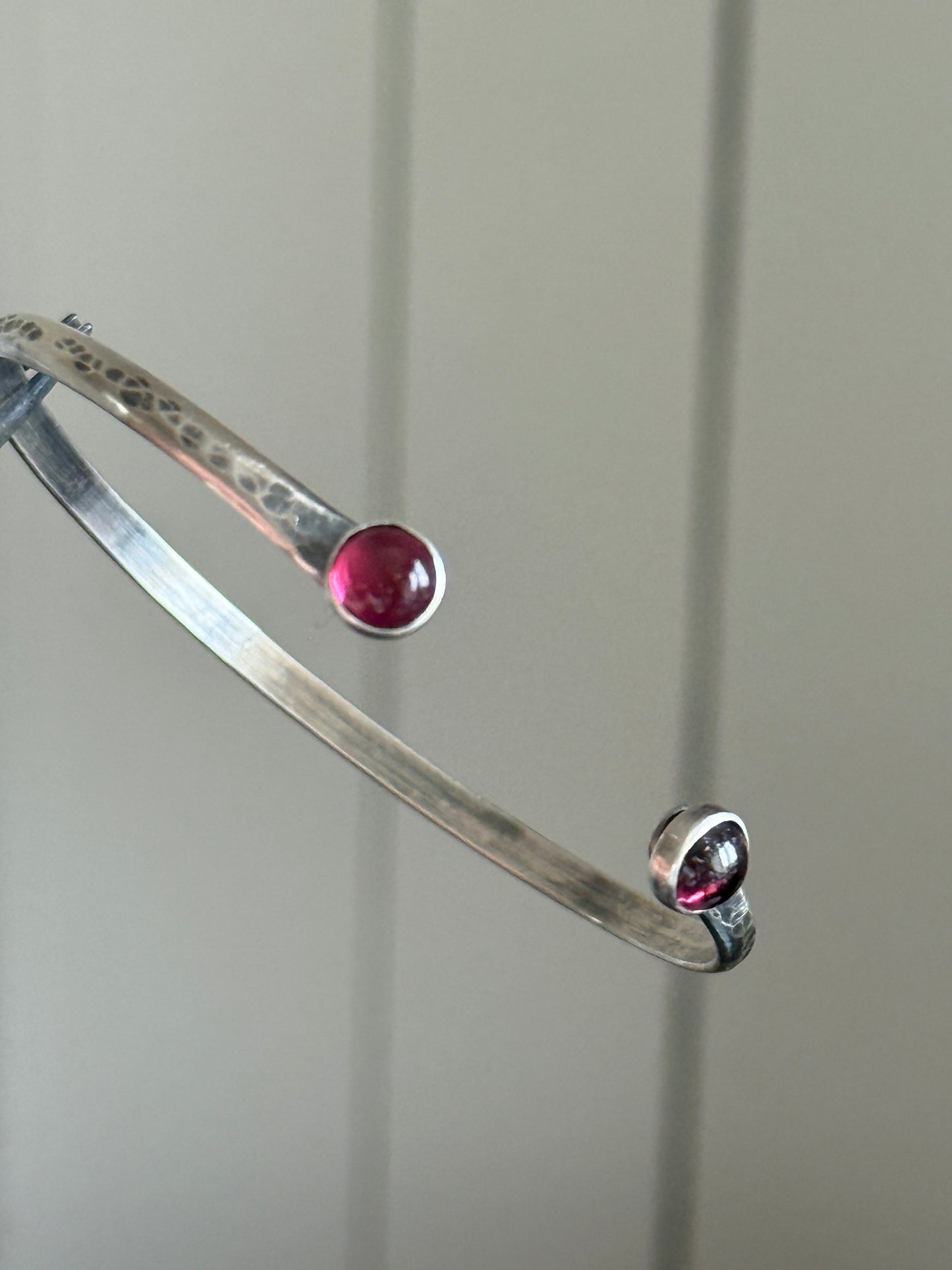 Rhodalite Garnet Bangle