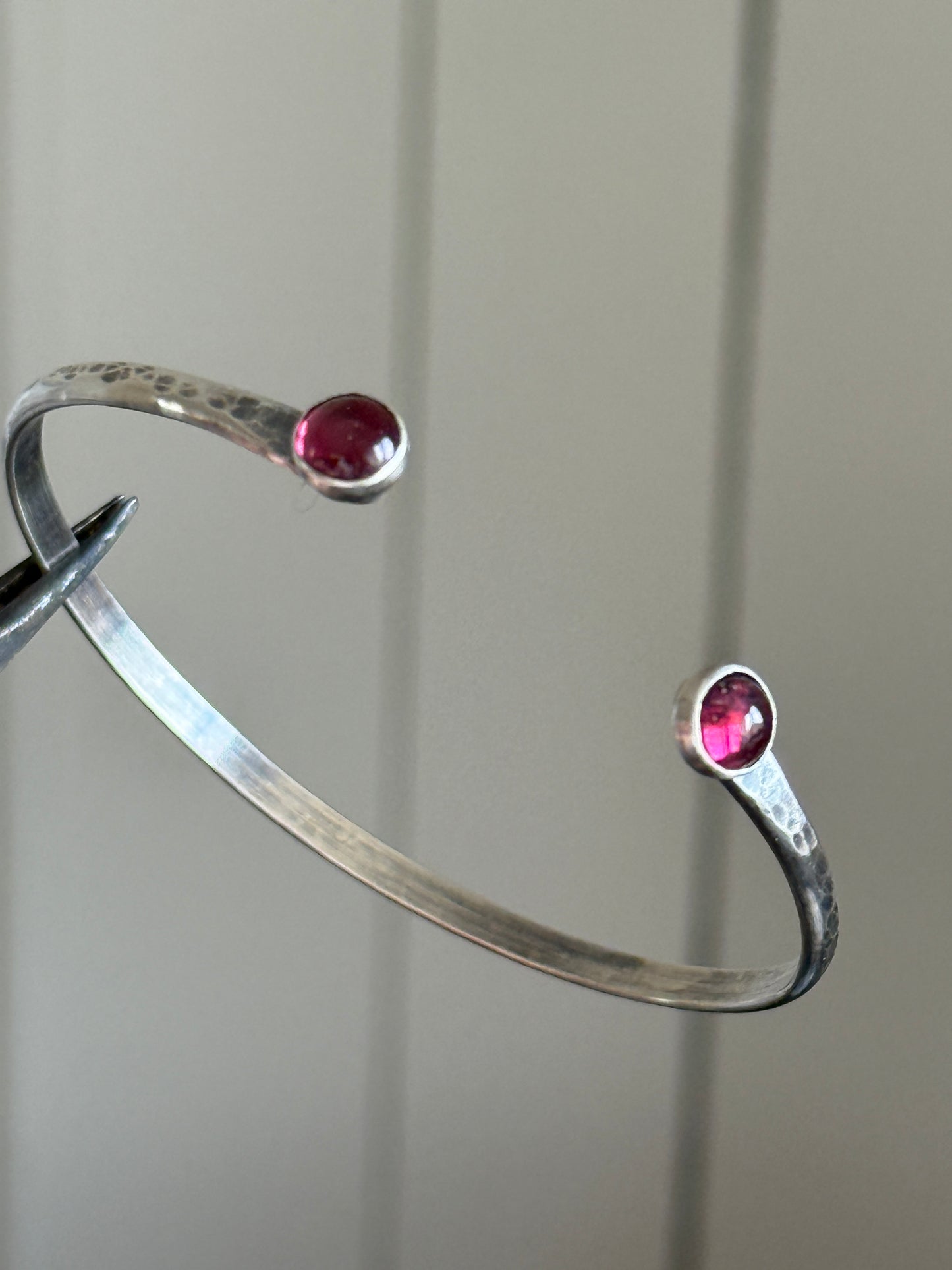 Rhodalite Garnet Bangle