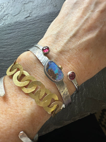 Rhodalite Garnet Bangle
