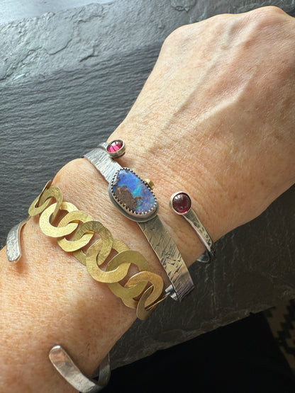 Rhodalite Garnet Bangle