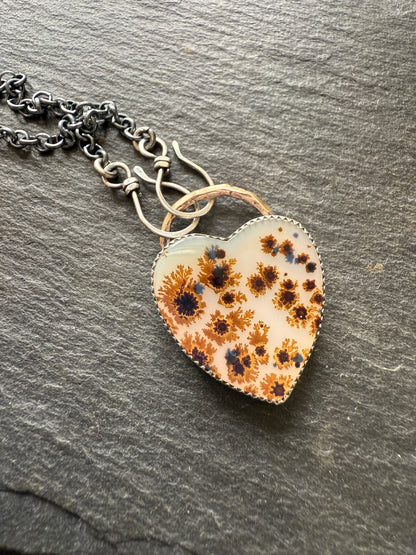 Flower Agate Necklace