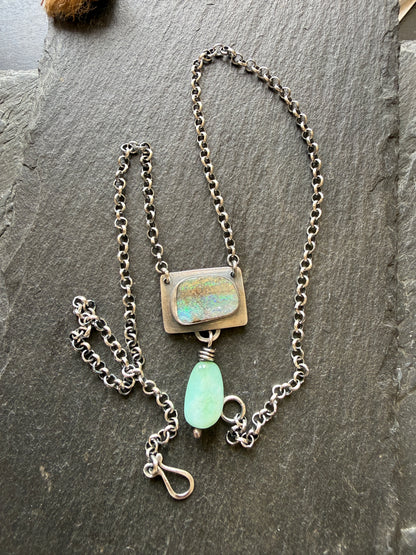 Opal and Amazonite Necklace