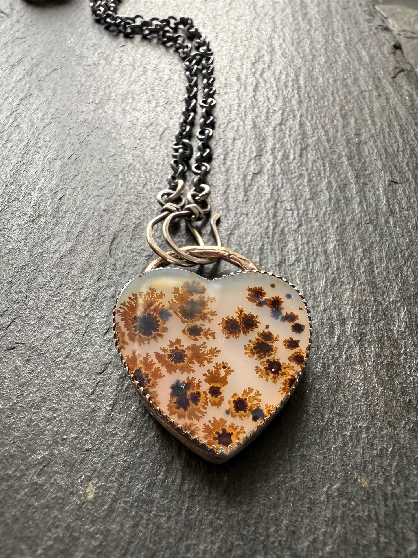 Flower Agate Necklace