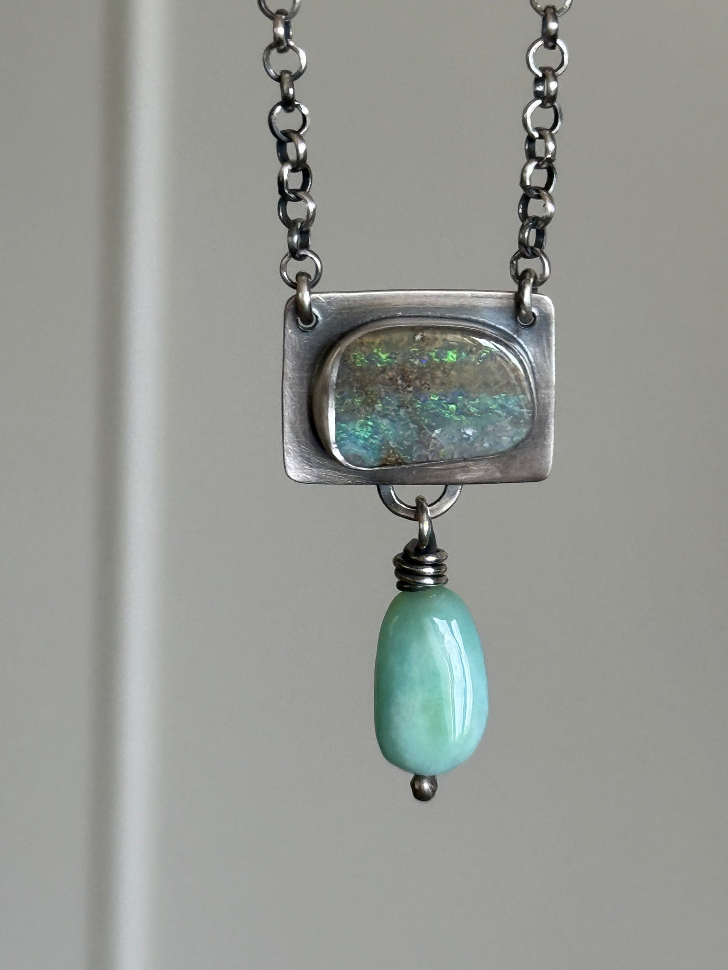 Opal and Amazonite Necklace