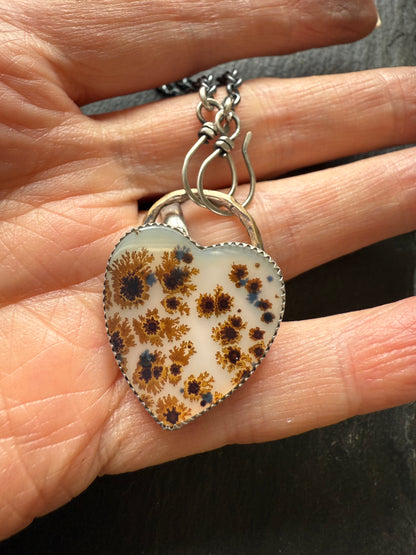 Flower Agate Necklace