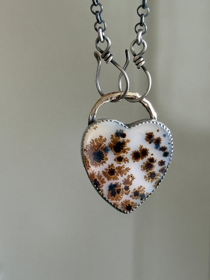 Flower Agate Necklace