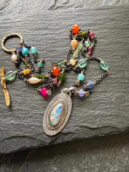 Gemstone Chain Necklace