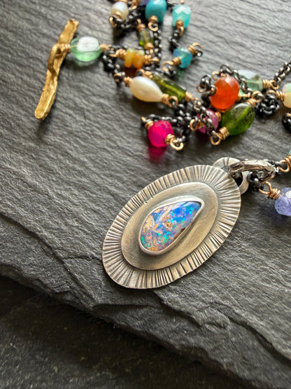 Gemstone Chain Necklace