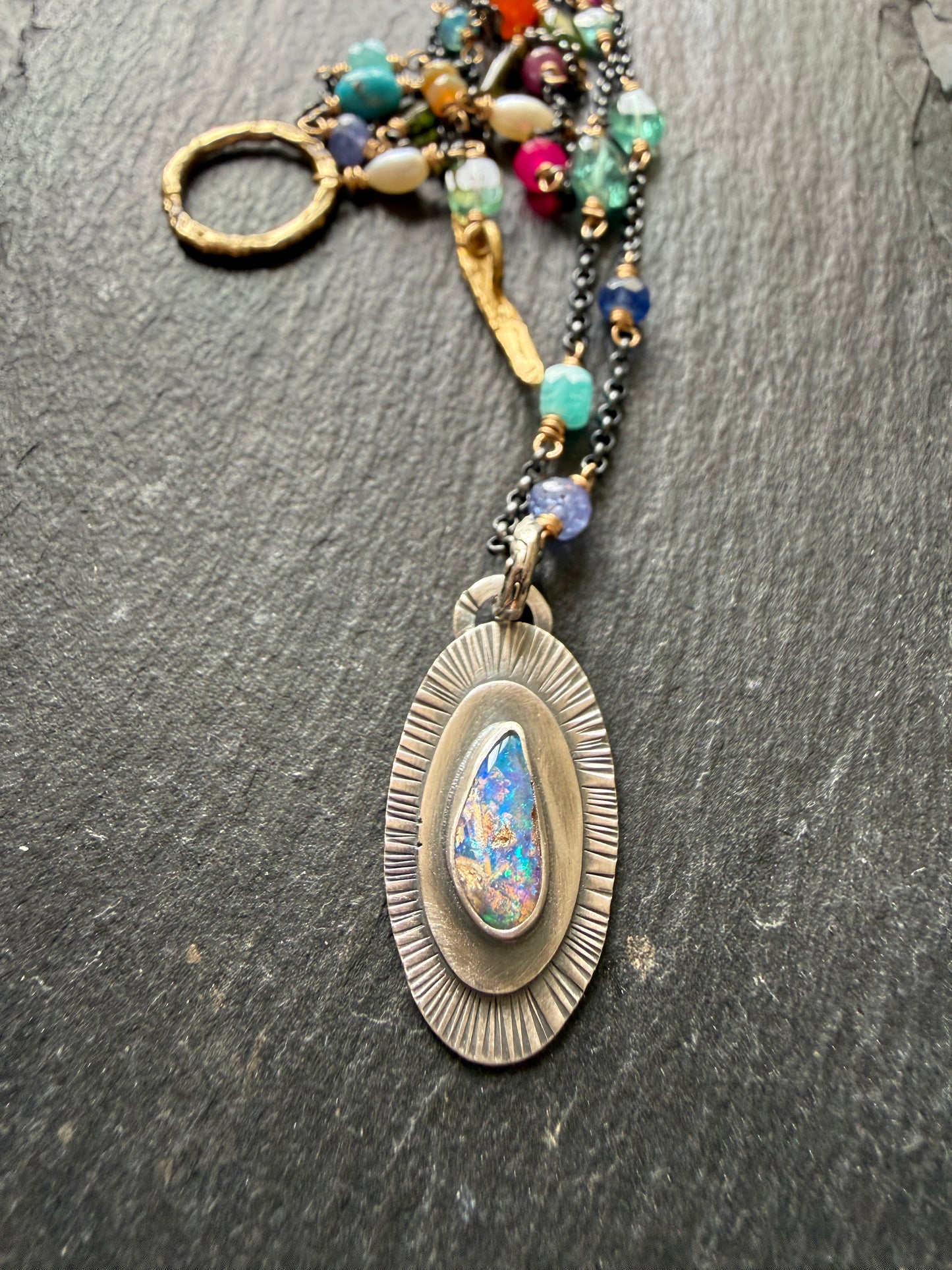 Gemstone Chain Necklace