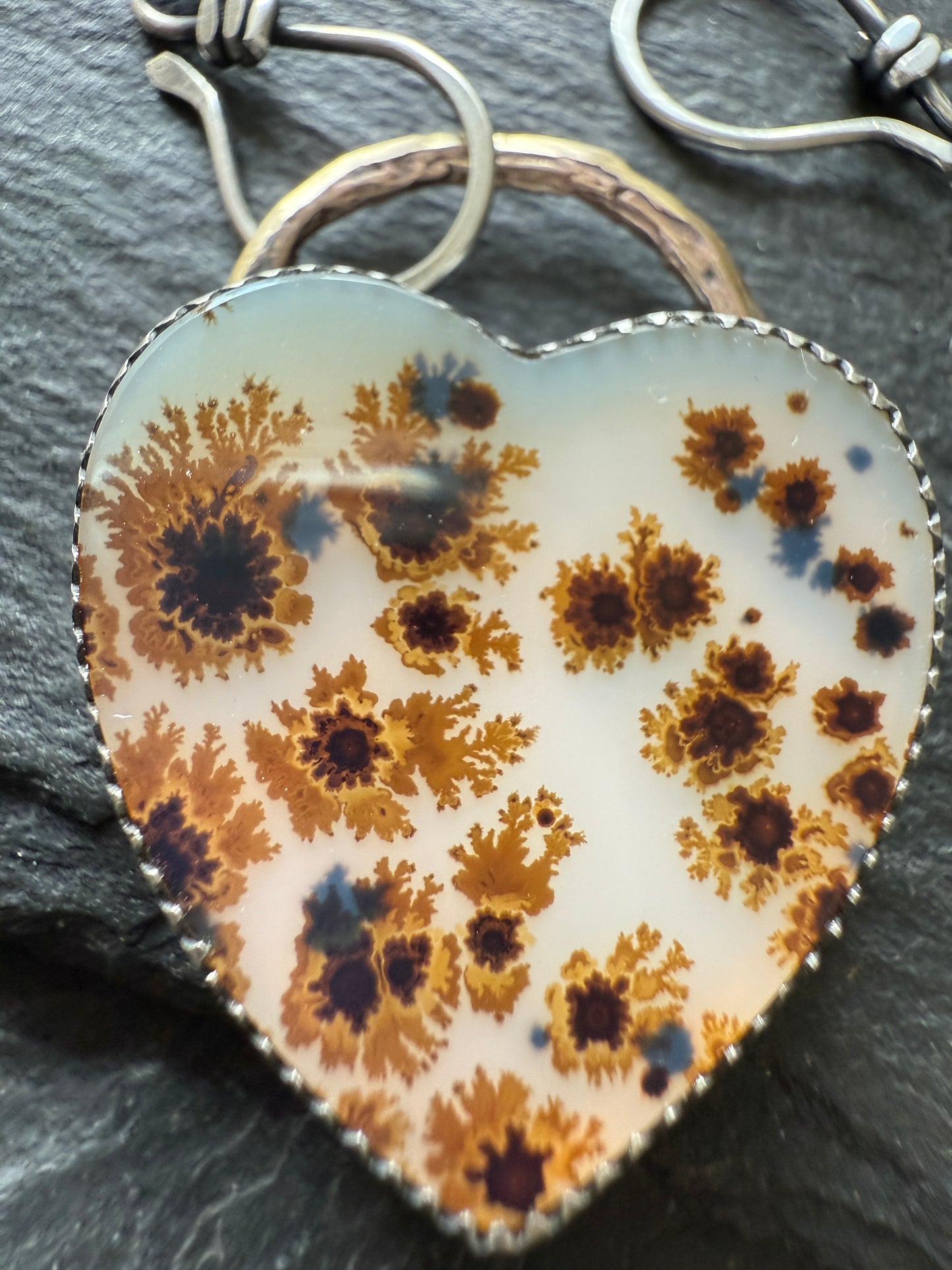 Flower Agate Necklace