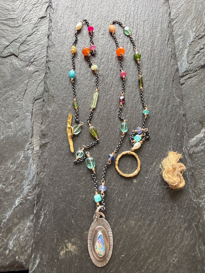 Gemstone Chain Necklace