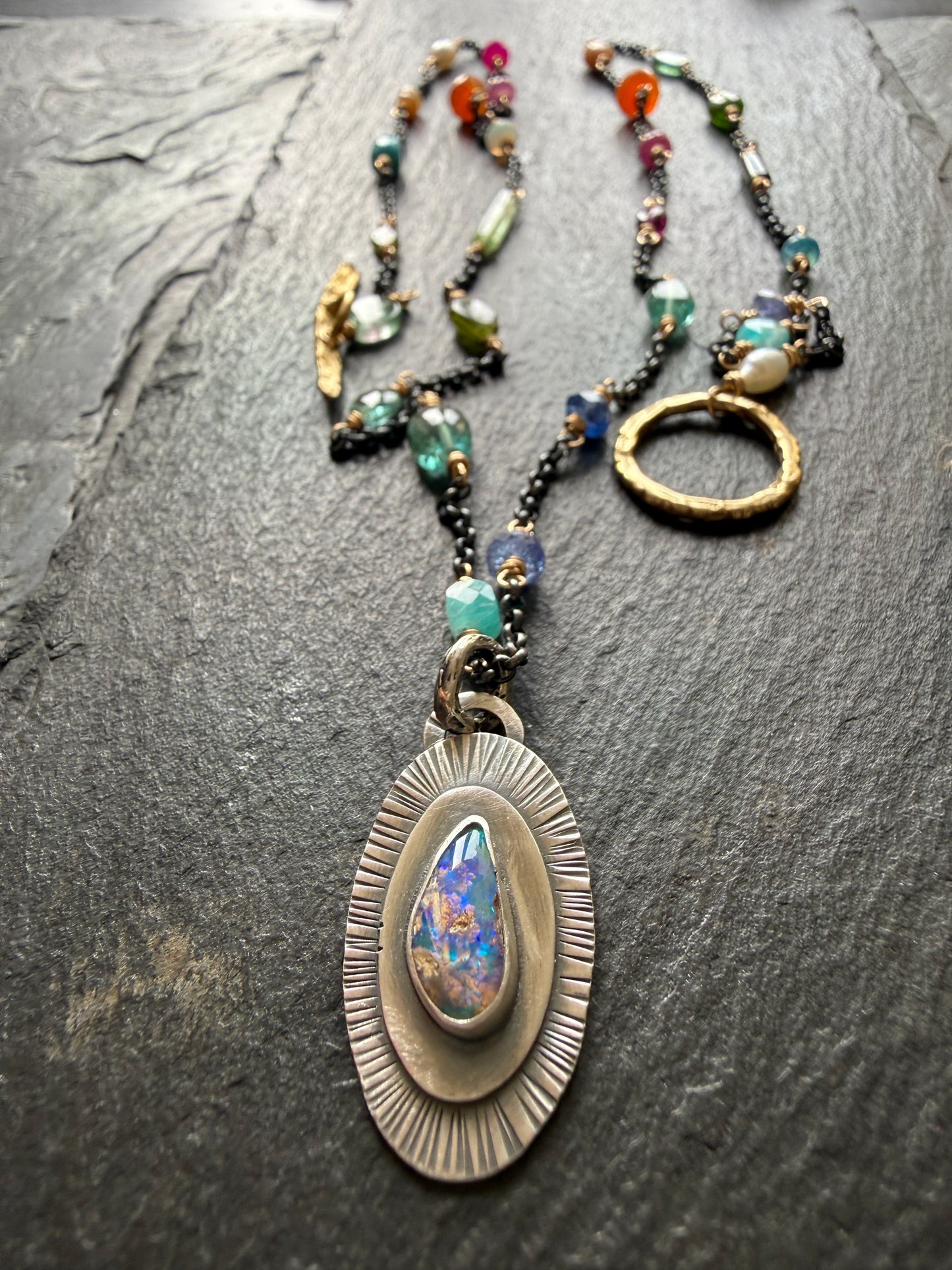 Gemstone Chain Necklace