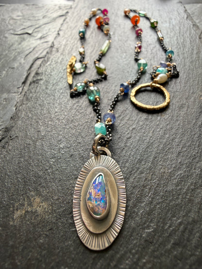Gemstone Chain Necklace