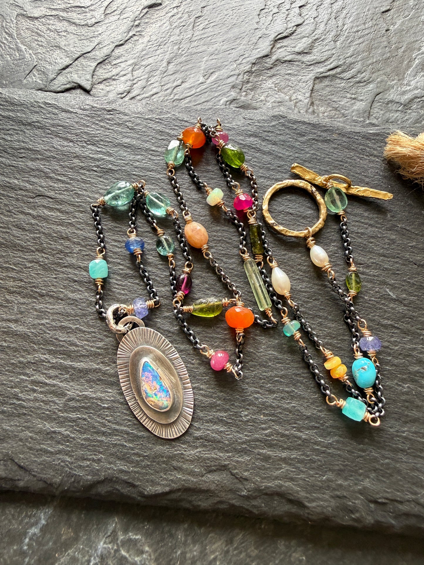 Gemstone Chain Necklace