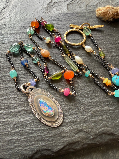Gemstone Chain Necklace
