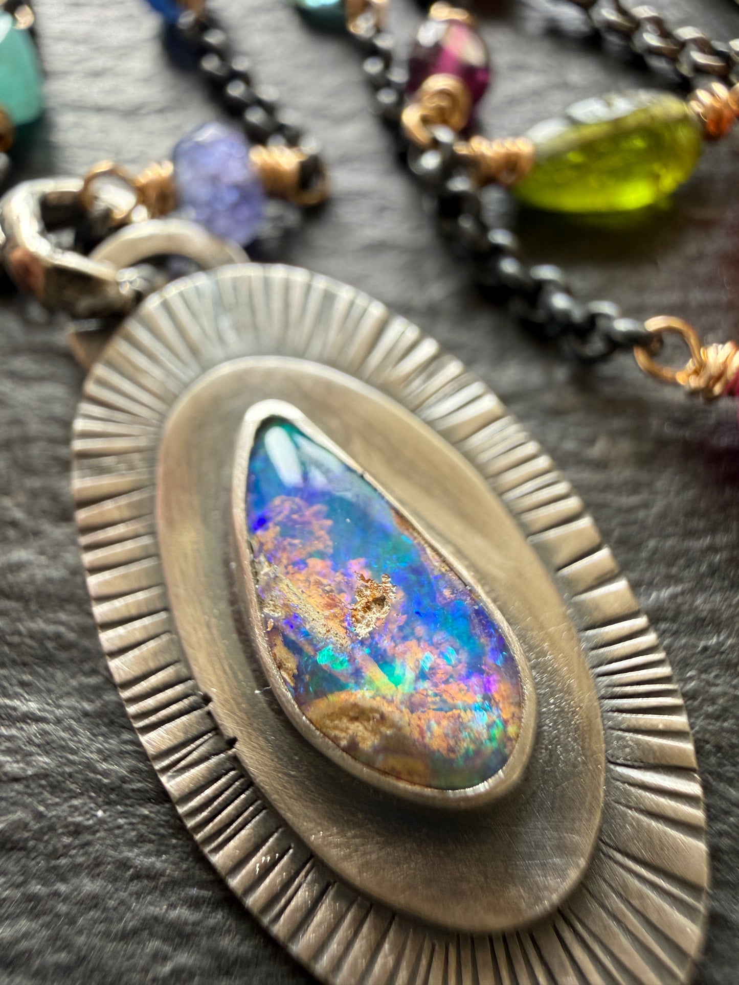 Gemstone Chain Necklace