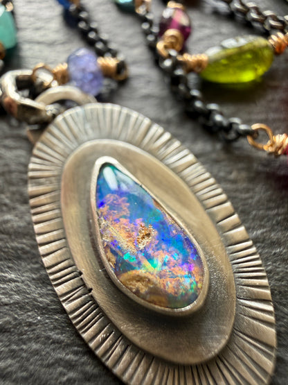 Gemstone Chain Necklace