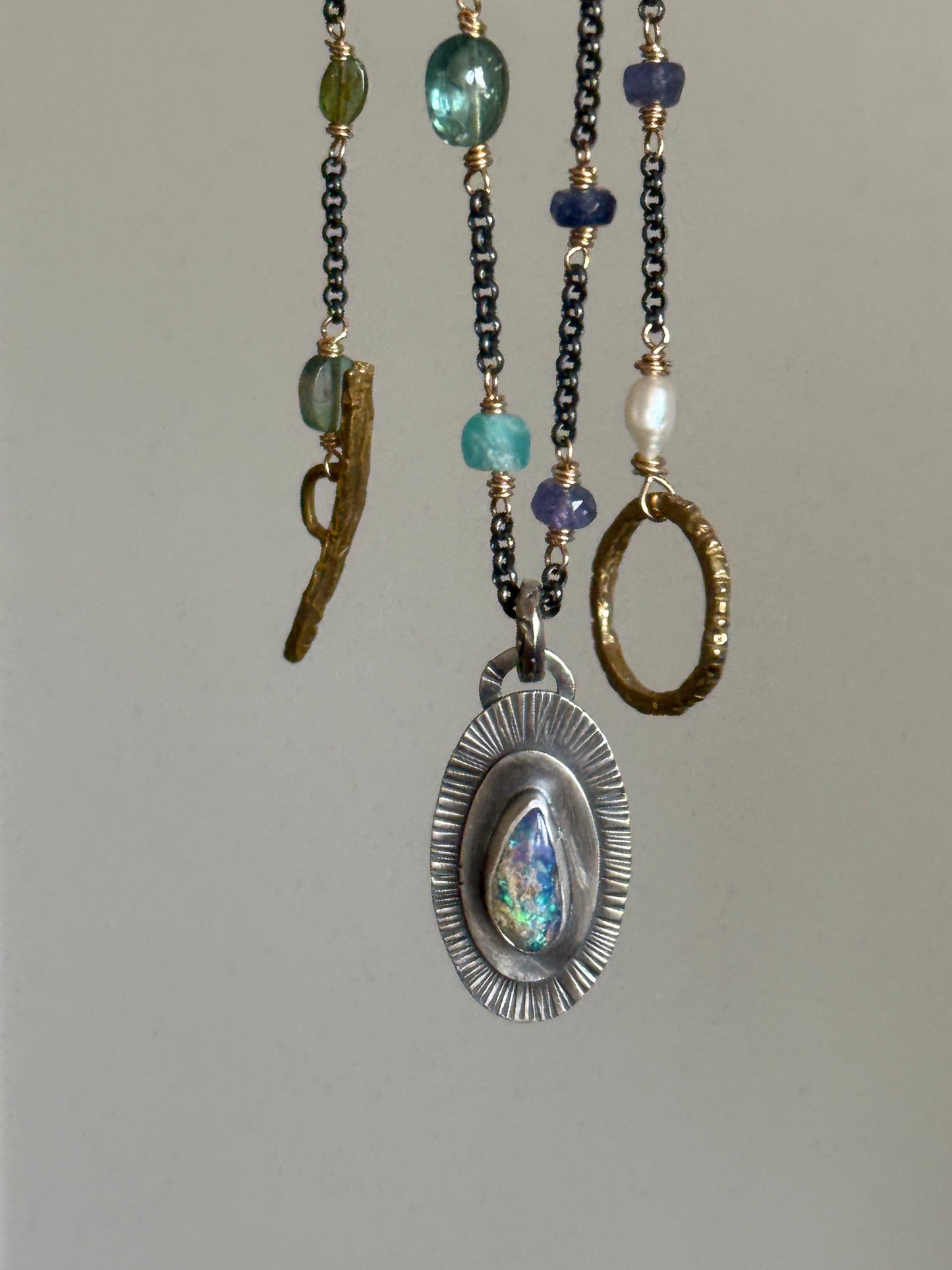 Gemstone Chain Necklace