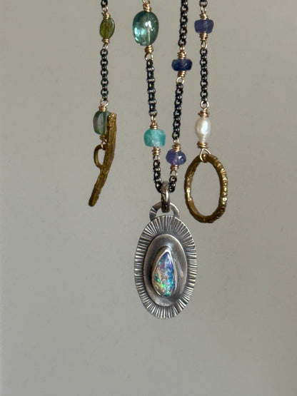 Gemstone Chain Necklace