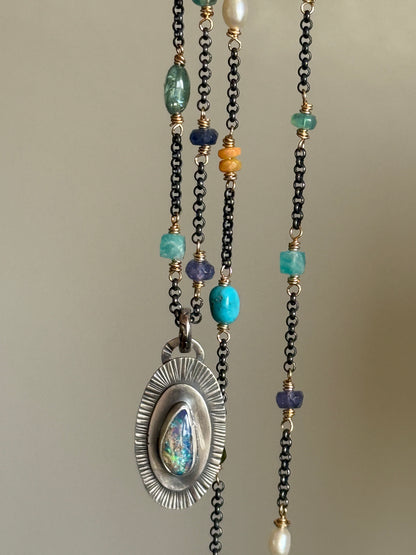 Gemstone Chain Necklace