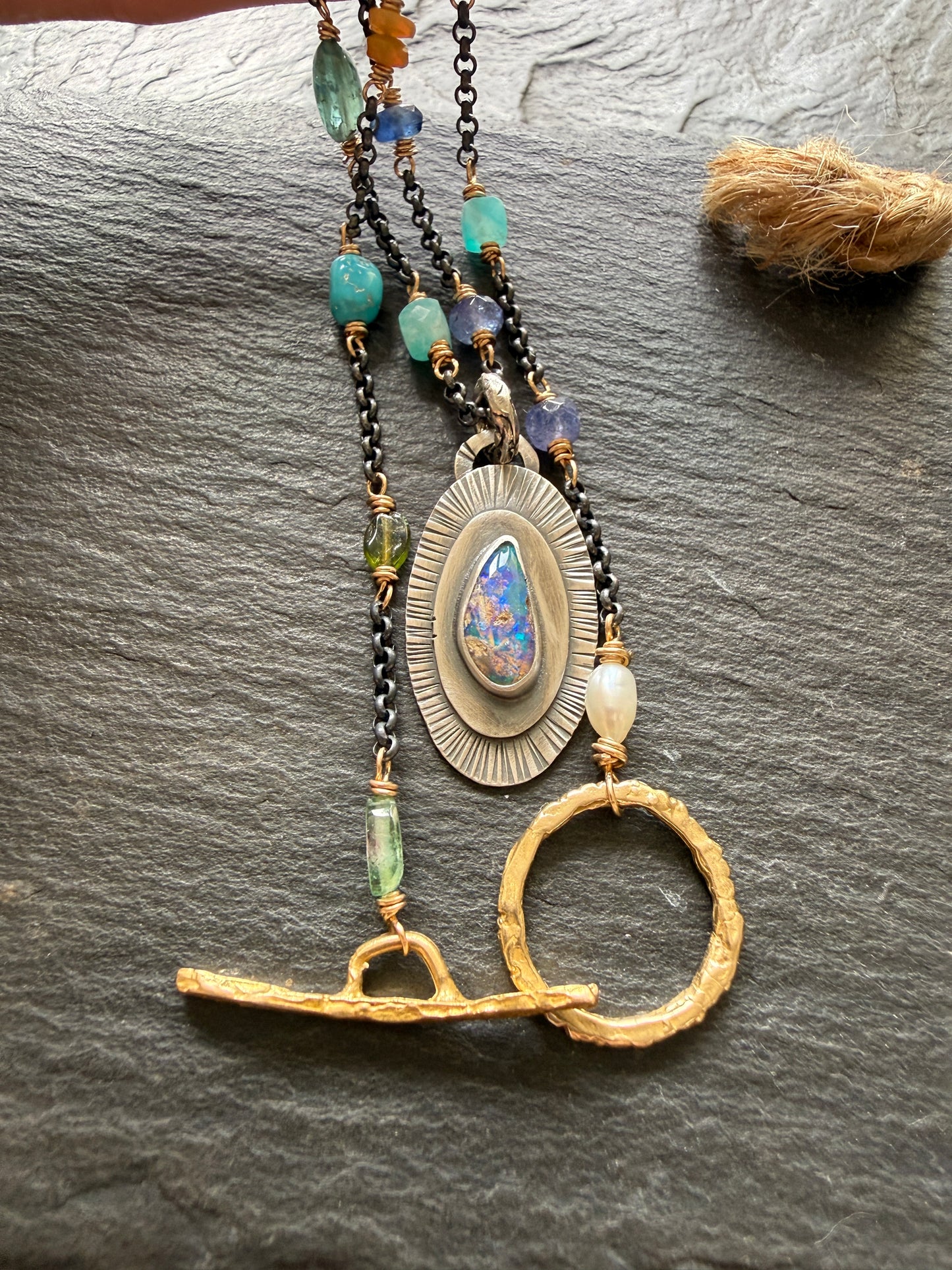 Gemstone Chain Necklace