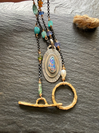 Gemstone Chain Necklace