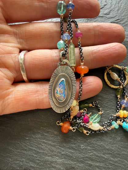 Gemstone Chain Necklace