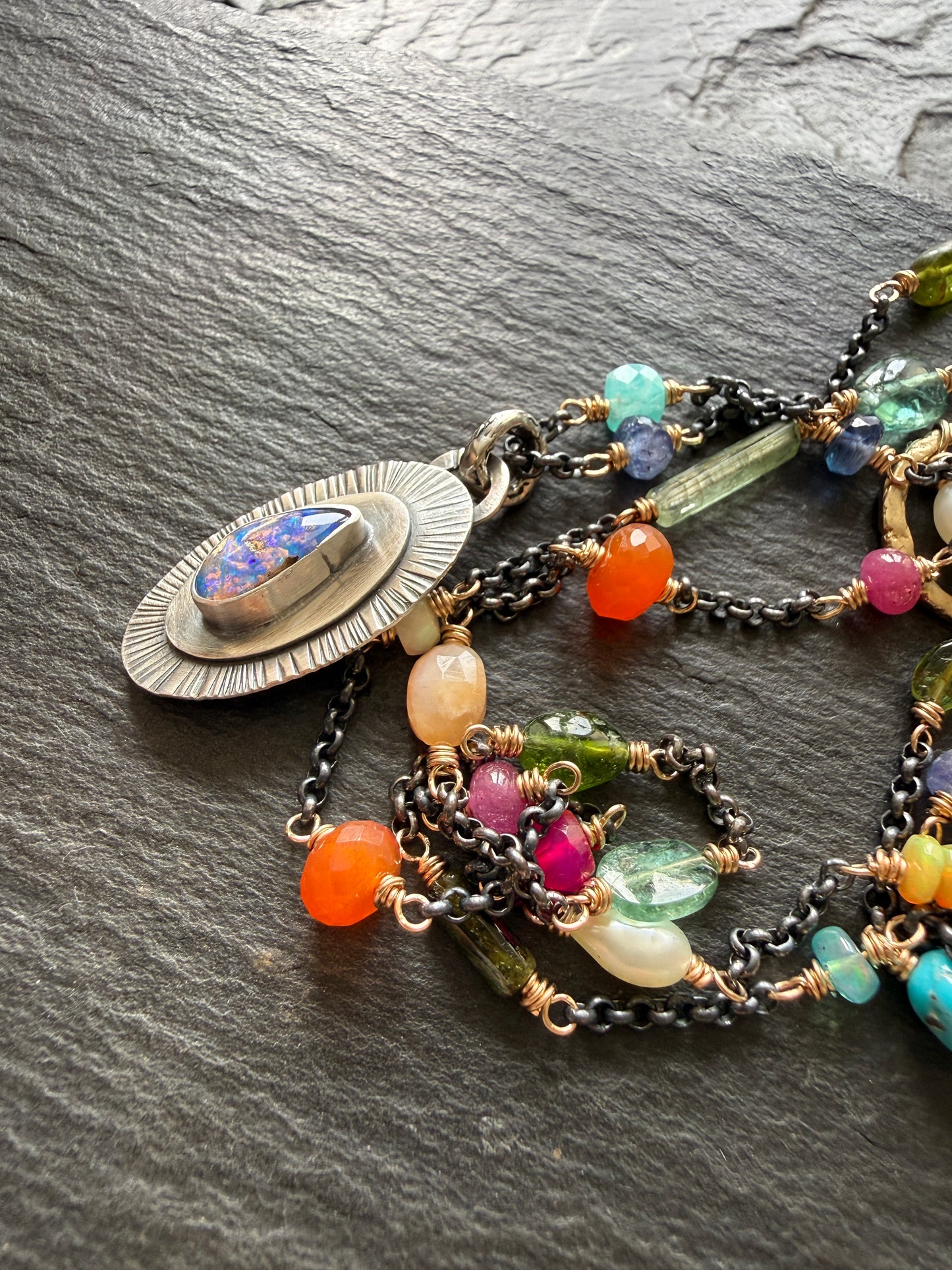 Gemstone Chain Necklace