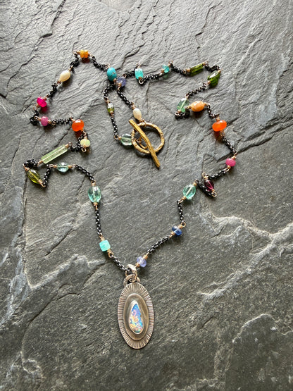 Gemstone Chain Necklace