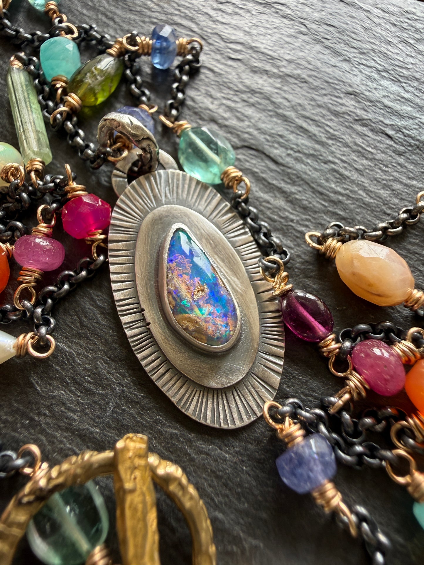 Gemstone Chain Necklace
