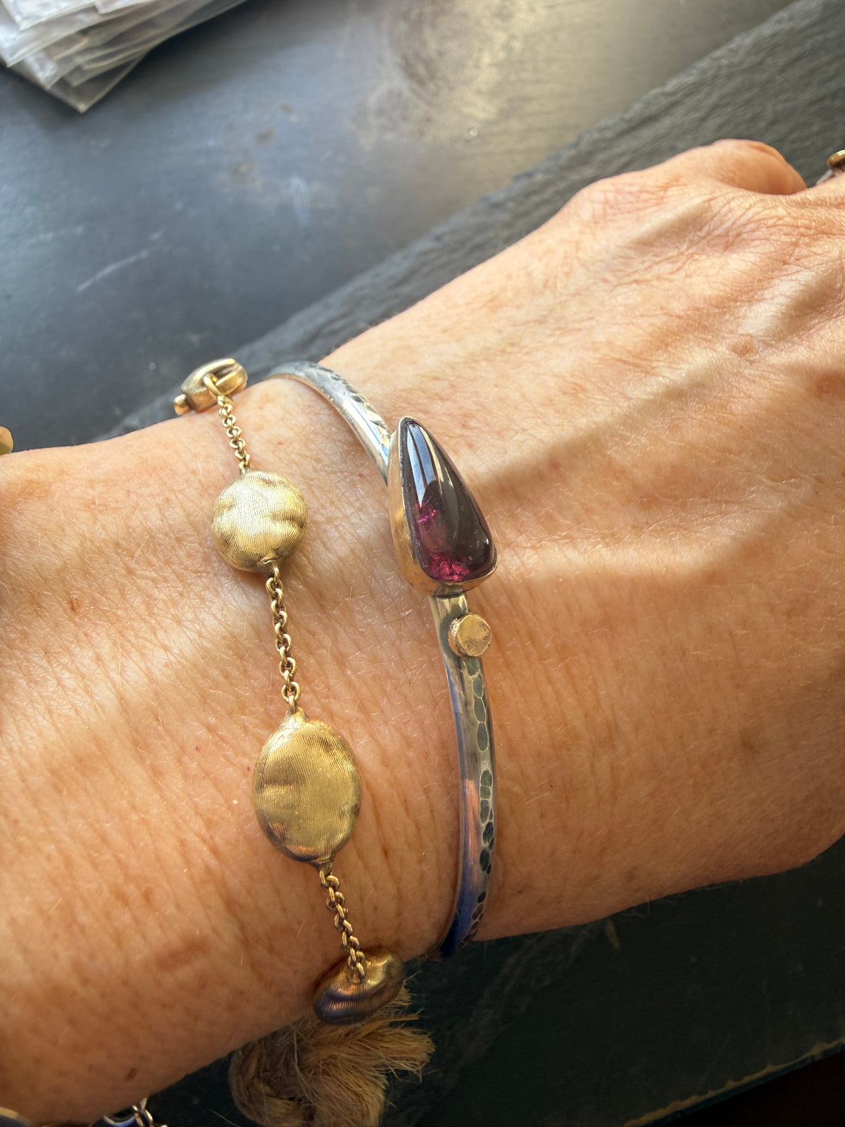 Tourmaline Bangle