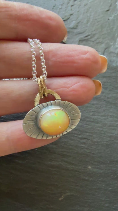 Ethiopian Opal Necklace