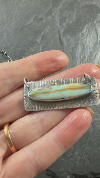 Pastel Opal Necklace