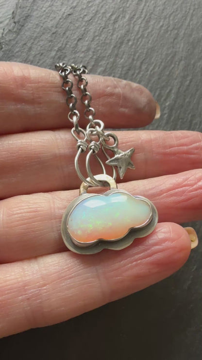 Opal Cloud Necklace