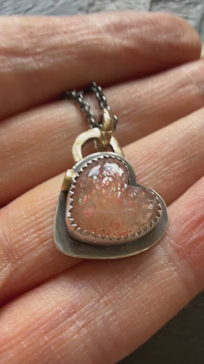 Dainty Sunstone Pendant