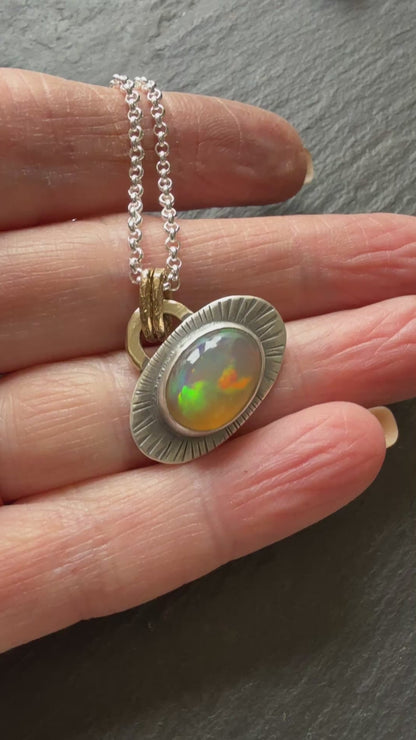 Ethiopian Opal Necklace