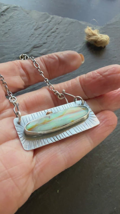 Pastel Opal Necklace