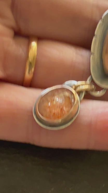 Confetti Sunstone Pendant