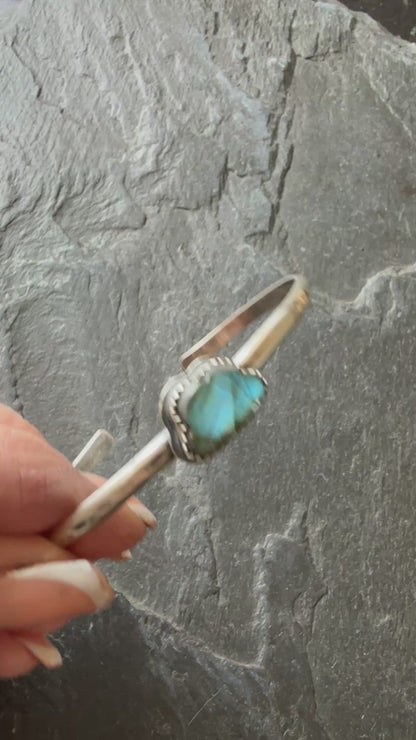Labradorite Cloud Bangle