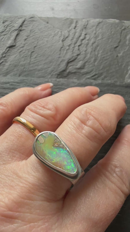 Opal Ring US 7.5 / UK O 1/2